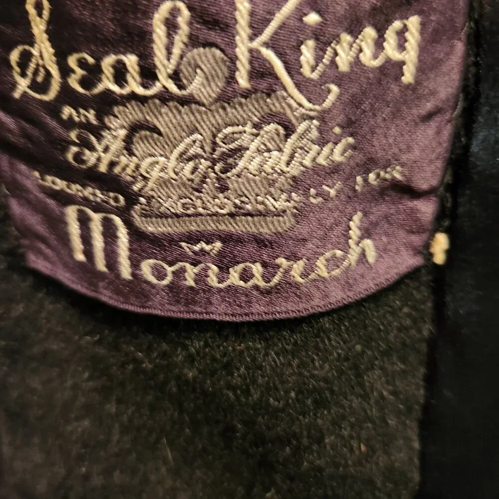 Vintage Princess  Black Wool Coat MCM  Est Size 2 to 4 Wearable Collectors Item - Picture 14 of 17